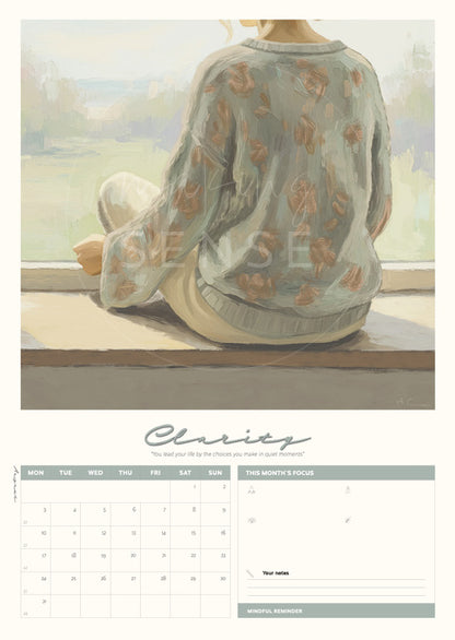 Personal Growth Art Calendar 2026