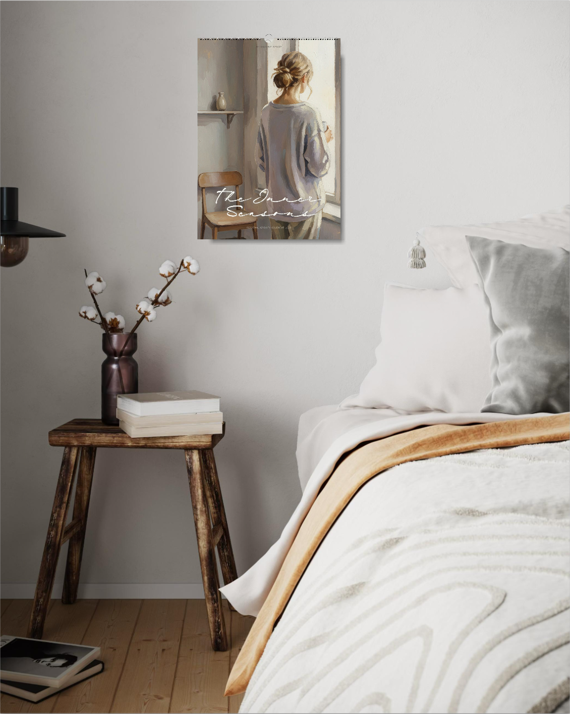 Mindful Wall Art Calendar 2026 by Making Sense Art – modern Scandinavian emotional paintings and personal growth reflection tools