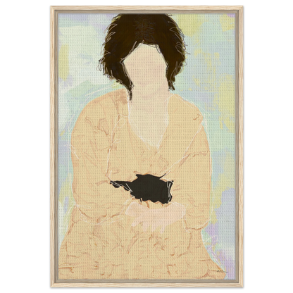 Silenced - abstract wall art by Norwegian artist Making Sense, modern Scandinavian artwork inspired by strength and inner balance