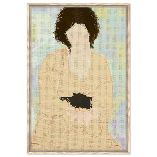 Silenced - abstract wall art by Norwegian artist Making Sense, modern Scandinavian artwork inspired by strength and inner balance