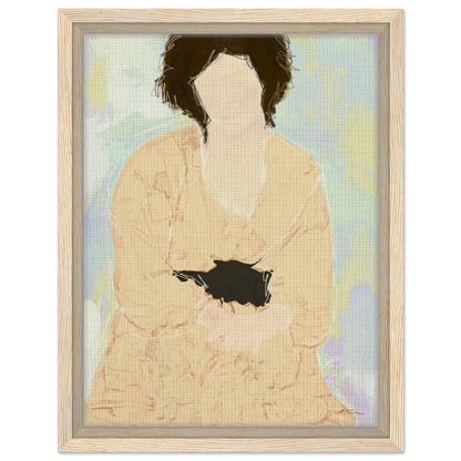 Silenced - abstract wall art by Norwegian artist Making Sense, modern Scandinavian artwork inspired by strength and inner balance