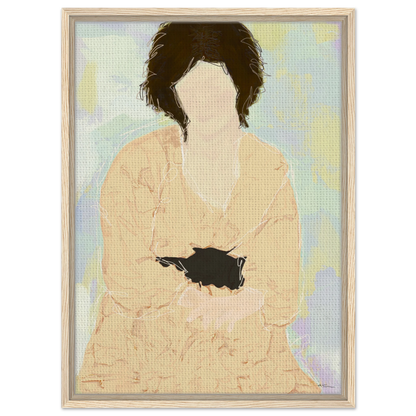 Silenced - abstract wall art by Norwegian artist Making Sense, modern Scandinavian artwork inspired by strength and inner balance
