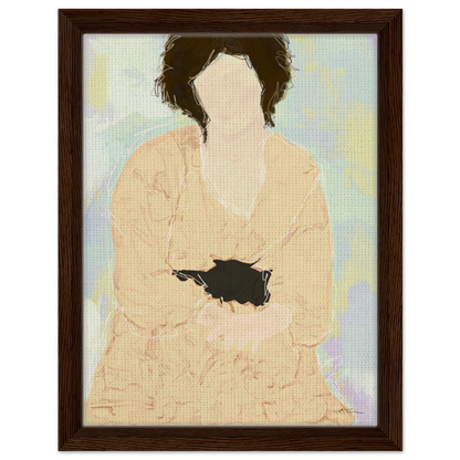 Silenced - abstract wall art by Norwegian artist Making Sense, modern Scandinavian artwork inspired by strength and inner balance