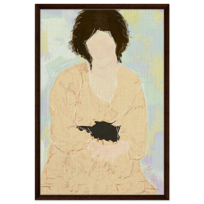 Silenced - abstract wall art by Norwegian artist Making Sense, modern Scandinavian artwork inspired by strength and inner balance