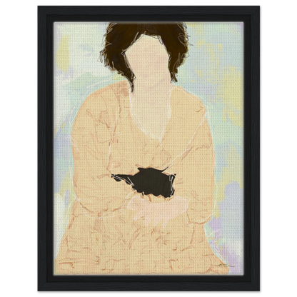 Silenced - abstract wall art by Norwegian artist Making Sense, modern Scandinavian artwork inspired by strength and inner balance