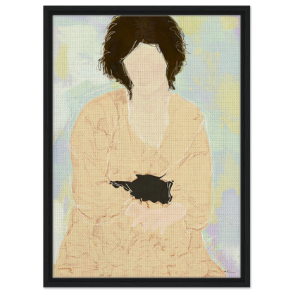 Silenced - abstract wall art by Norwegian artist Making Sense, modern Scandinavian artwork inspired by strength and inner balance