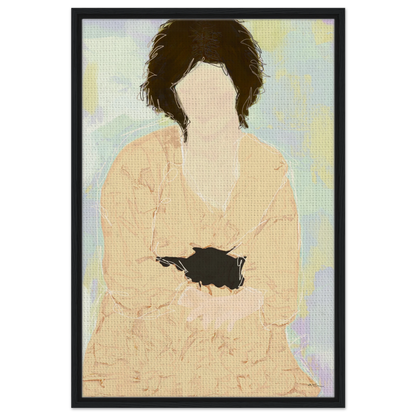 Silenced - abstract wall art by Norwegian artist Making Sense, modern Scandinavian artwork inspired by strength and inner balance