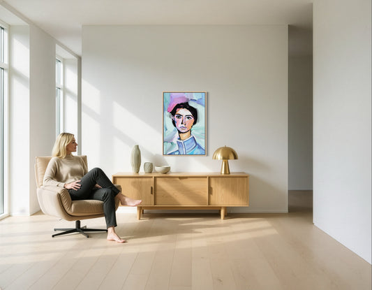 Resilience - abstract wall art by Norwegian artist Making Sense, modern Scandinavian artwork inspired by strength and inner balance