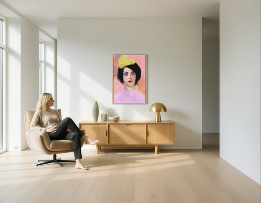 Resilience - abstract wall art by Norwegian artist Making Sense, modern Scandinavian artwork inspired by strength and inner balance