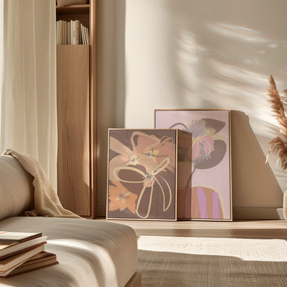 Roots - Abstract Scandinavian modern wall art inspired by organic root forms by Norwegian artist Making Sense